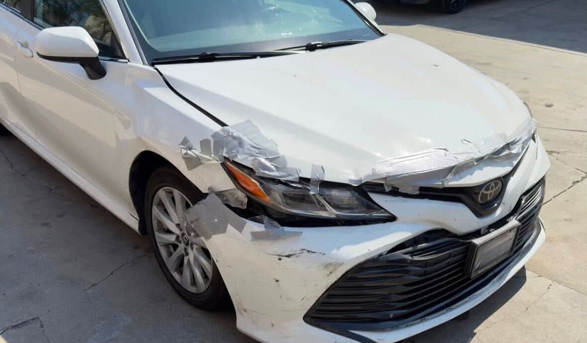 car repair before and after