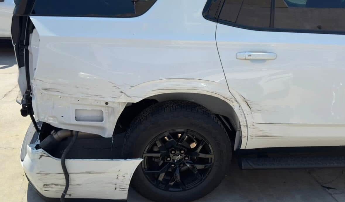 car repair before and after