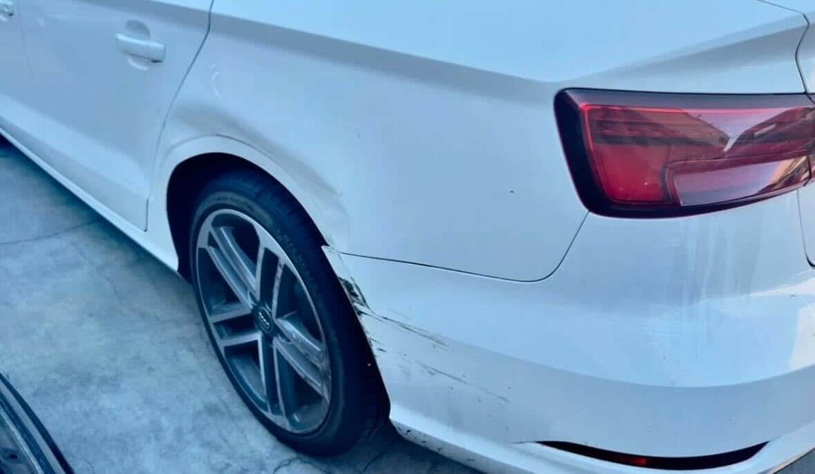 car repair before and after