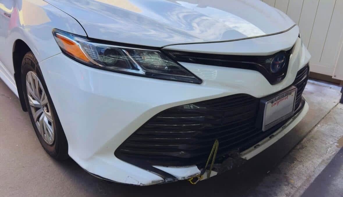 car repair before and after